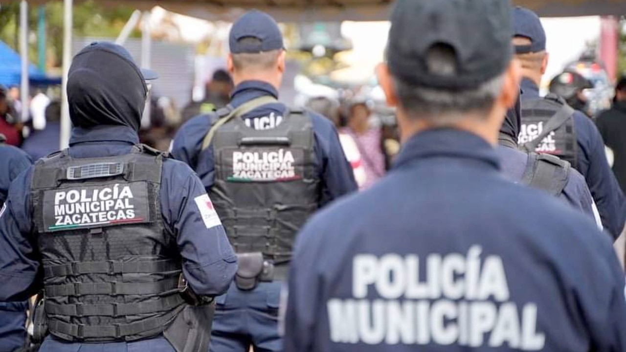 Policía Municipal de Zacatecas. Foto: Redes