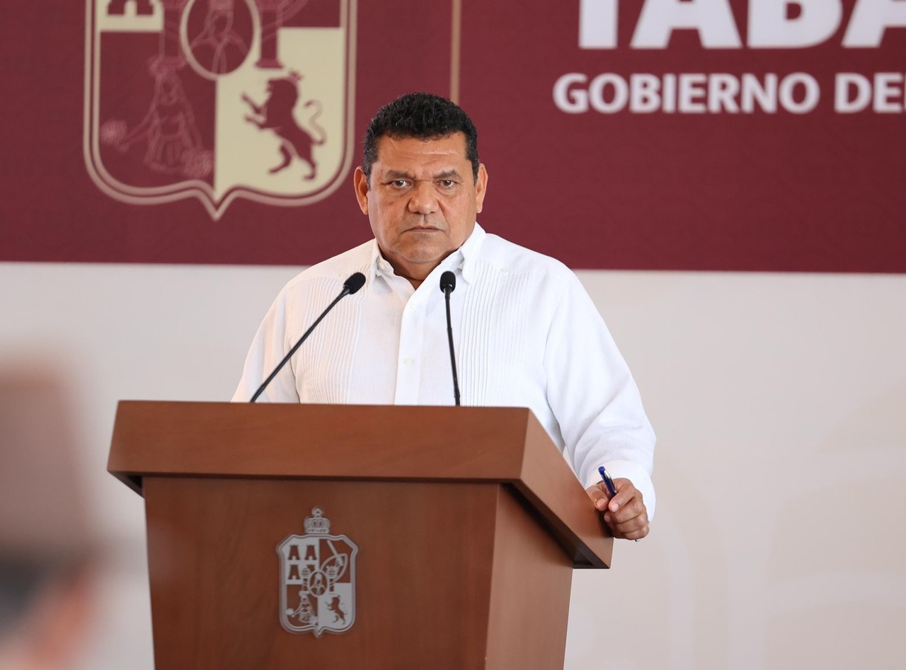 Javier May Rodríguez, gobernador de Tabasco, aseguró que no pactarán con la delincuencia. Foto: Armando de la Rosa.