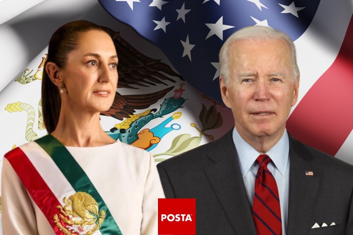 Claudia Sheinbaum, presidenta de México y Joe Biden, presidente de los Estados Unidos. Foto: Gobierno de México/TheWhiteHouse/Canva