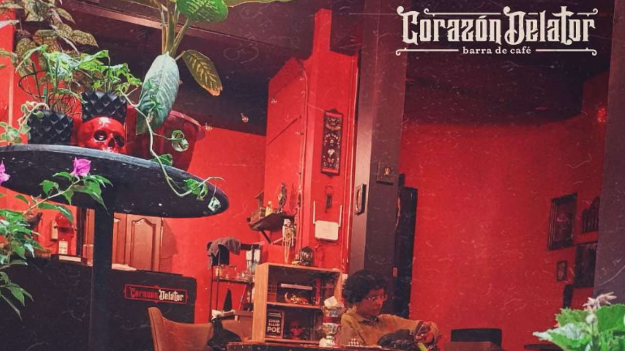 Barra de café Corazón Delator. Créditos: IG @corazondelatorcafe