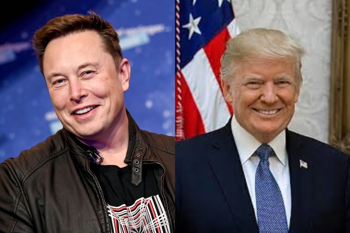 Elon Musk y Donald Trump Foto: Wikipedia