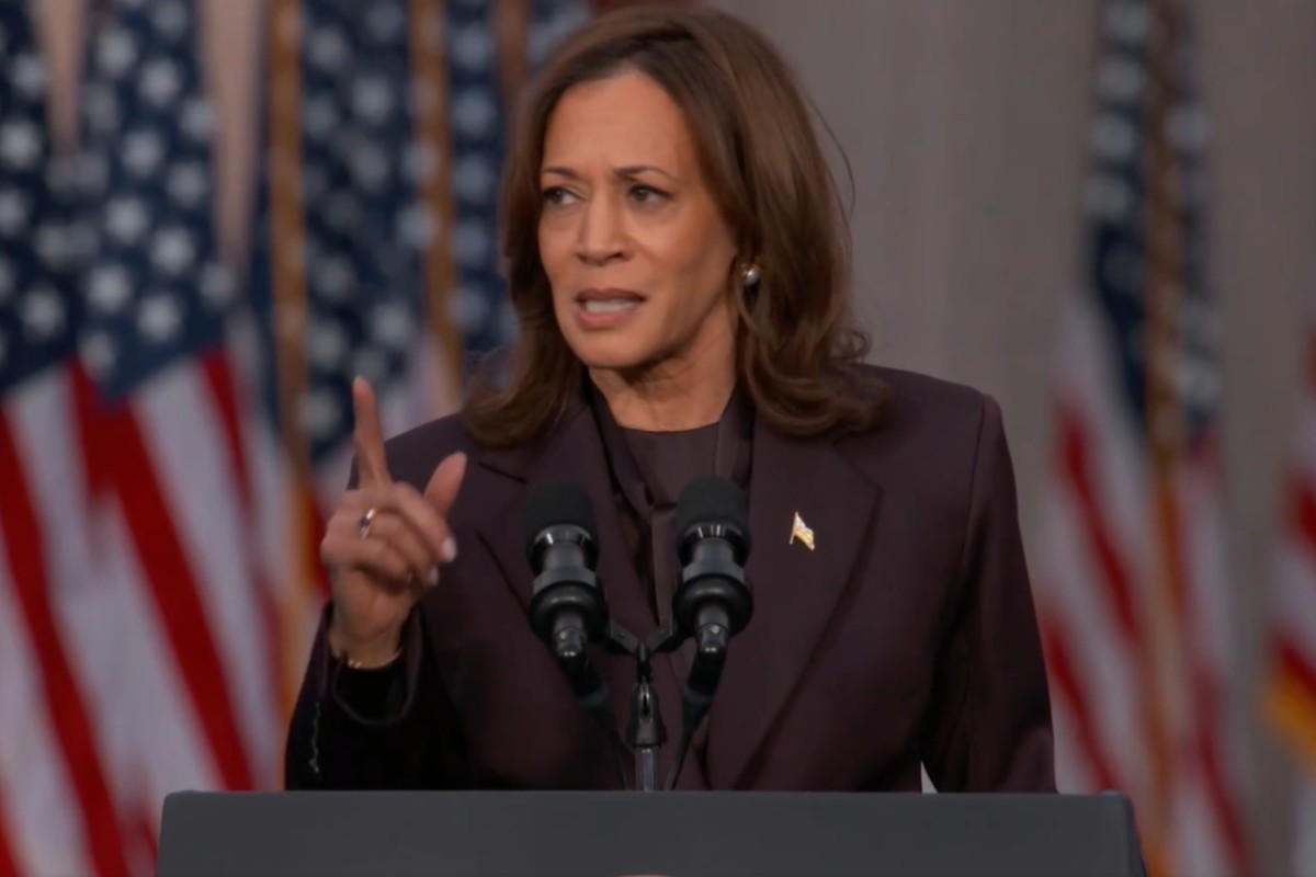 Kamala Harris en conferencia de prensa Foto: 'X'(Twitter) @KamalaHarris