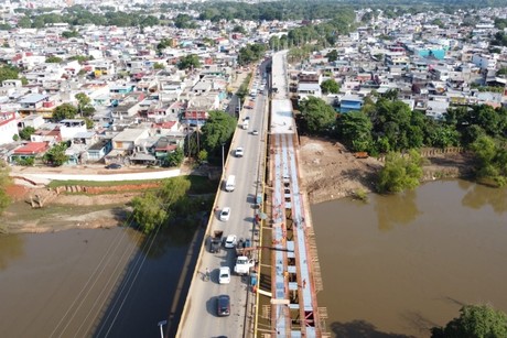 Así luce el nuevo puente que estrenará la ciudad de Villahermosa, Tabasco