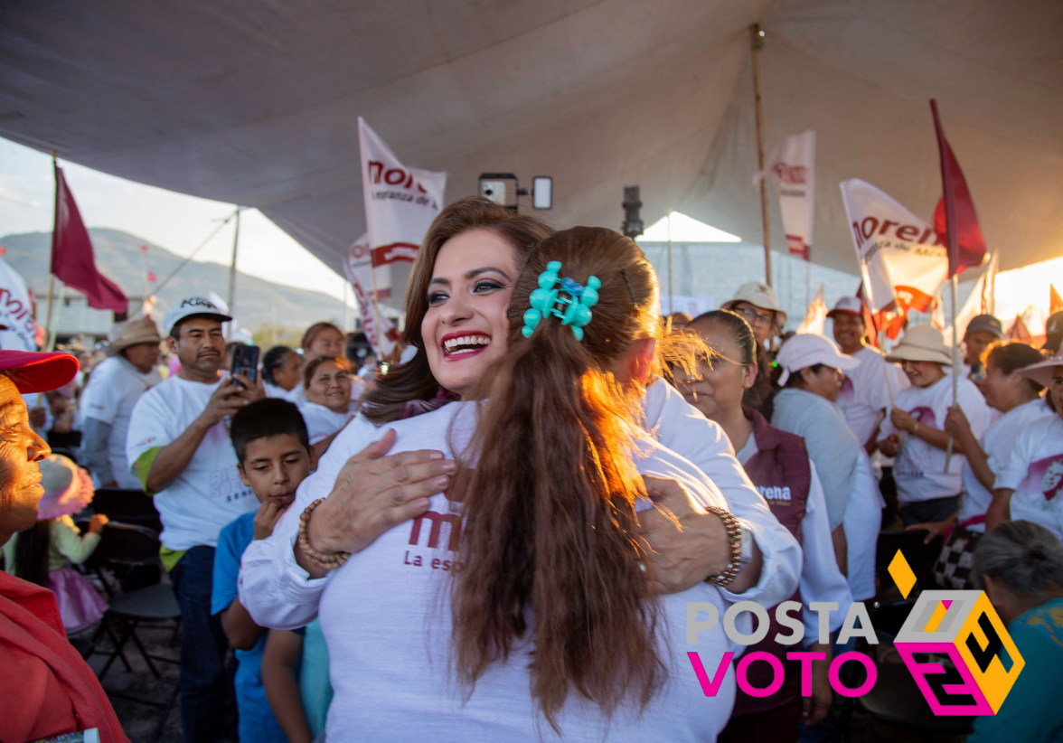 Alma Alcaraz, candidata de Morena en Guanajuato, inicia campaña con promesas de cambio en municipios sureños. Foto: Cortesía