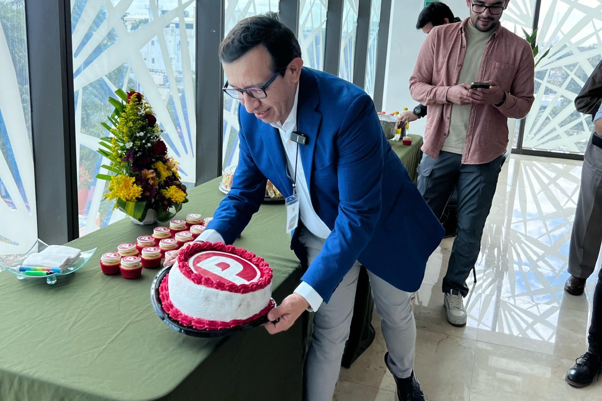 David Dorantes, CEO de POSTA, en la inauguración de las oficinas de POSTA Yucatán