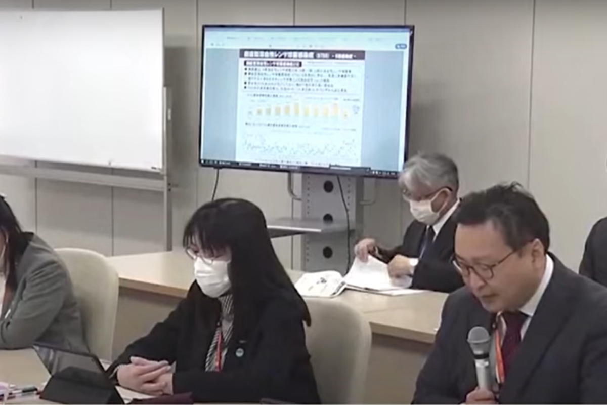 Japoneses en acuerdos sanitarios. Foto tomada de: (Youtube) RTVE Noticias 