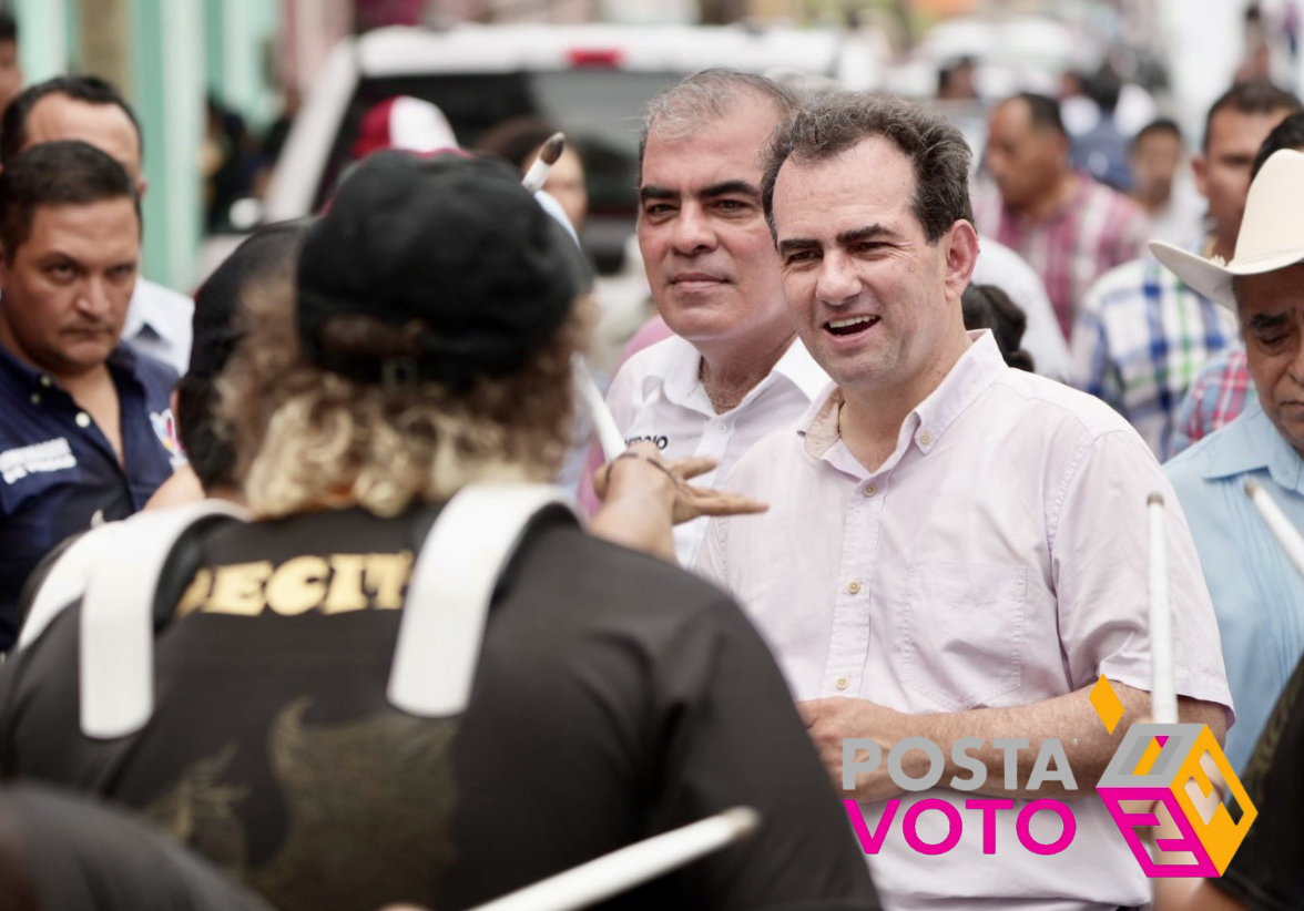 Pepe Yunes durante un acto de campaña en Veracruz. El candidato ha presentado y desarrollado sus propuestas y se declara listo para el primer debate por la gubernatura. Foto: Cortesía