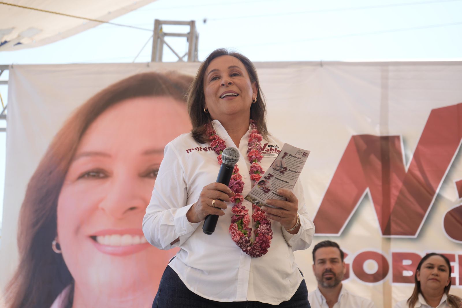 Rocío Nahle, candidata de morena en Xalapa, Veracruz. Foto tomada de: POSTA