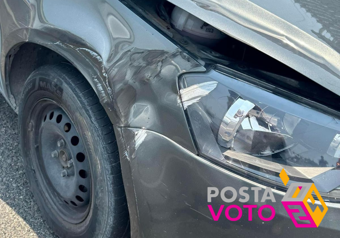 David Cerero, candidato a la Diputación Local de Emiliano Zapata por FXM, anunció en redes sociales un accidente en la desviación a Cardel. Foto: Cortesía