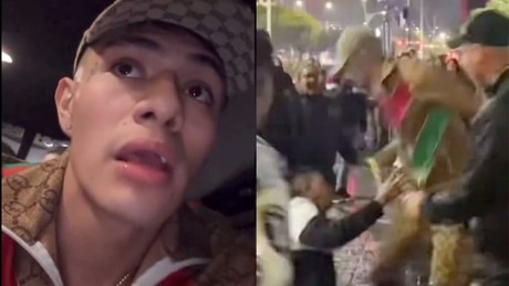 VIDEO | El Bogueto protagoniza pelea contra un hombre que agredió a su novia